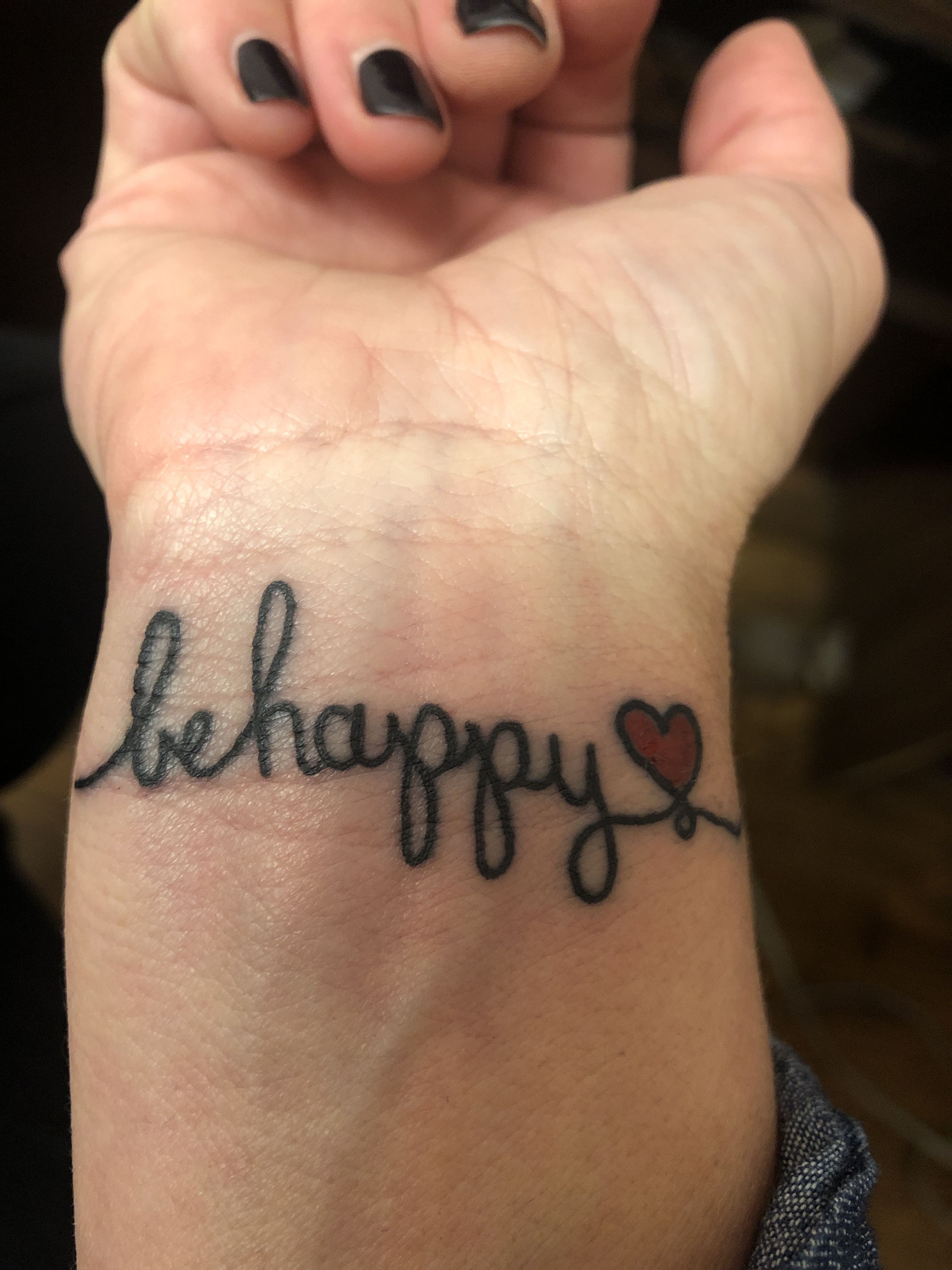 Be Happy Tattoo Happiness Tattoo Tattoos Tattoo Quotes