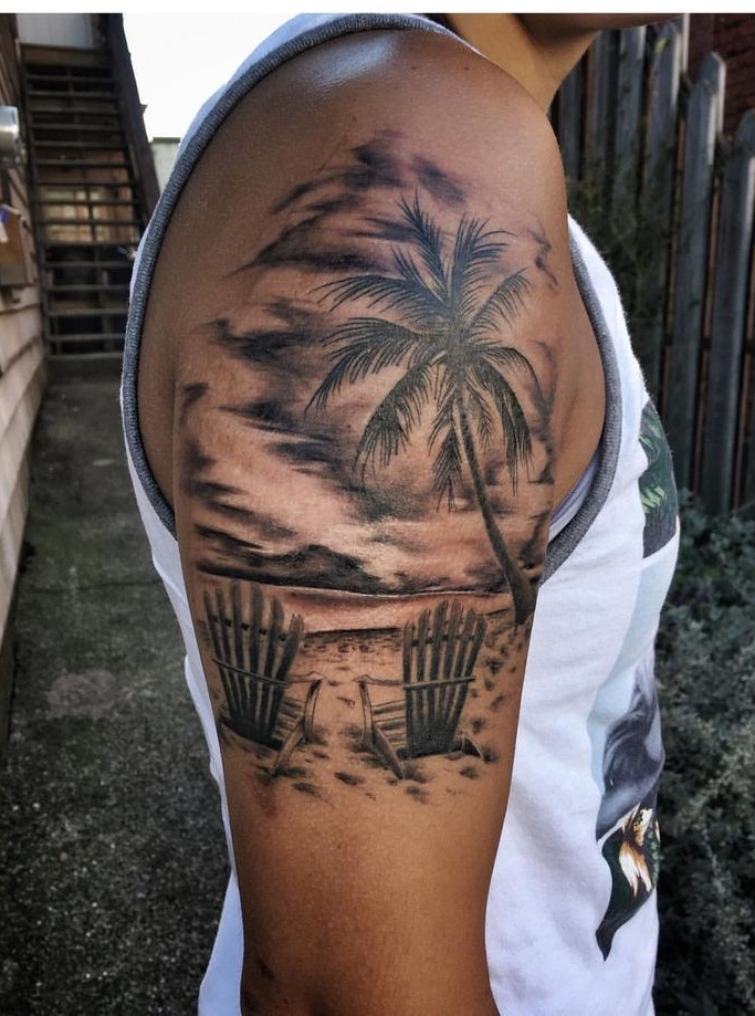 5 Beach Tattoo Ideas for Men That Make Waves