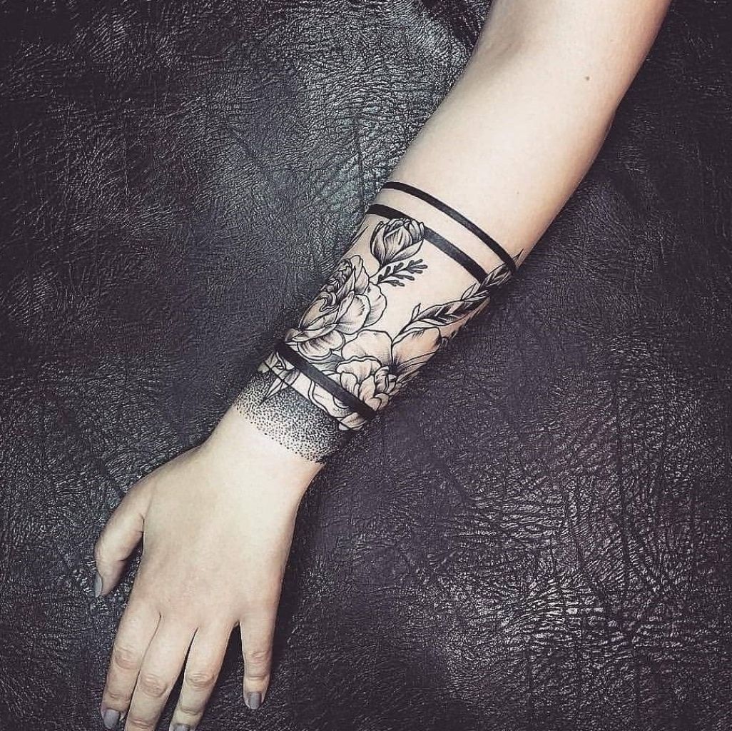 Beautiful Armband Forearm Band Tattoos Wrist Band Tattoo Tattoos