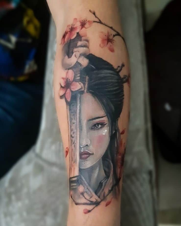 Beautiful Geisha Tattoo Best Tattoo Ideas Gallery