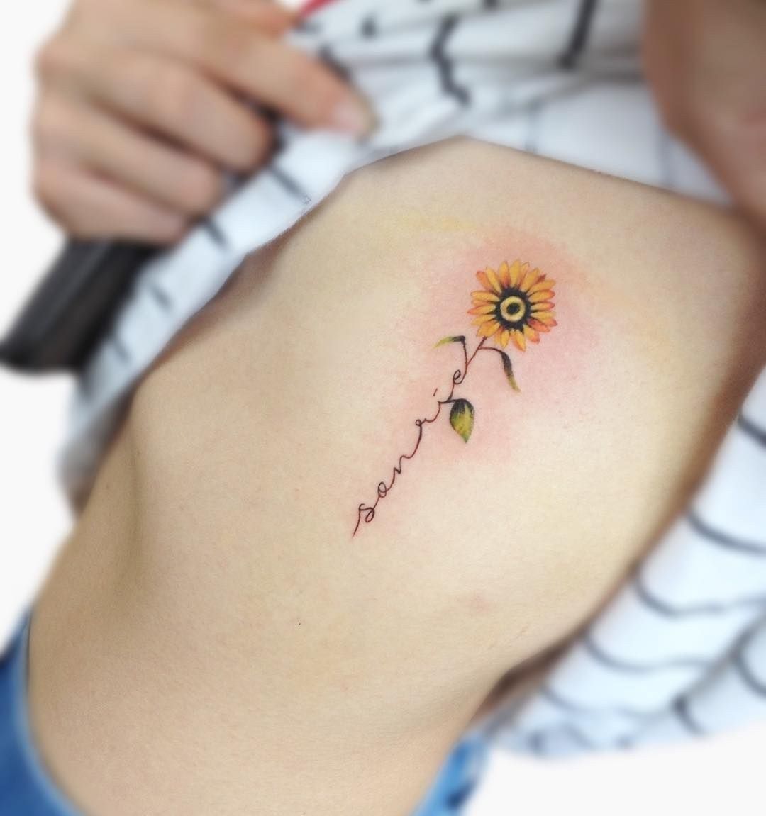 Beautiful Sunflower Tattoo Designs With Meanings1 Mybeautygym