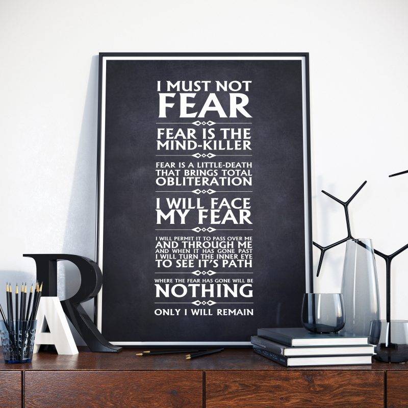 Bene Gesserit Litany Against Fear Tattoo Cheapcelestronfirstscope