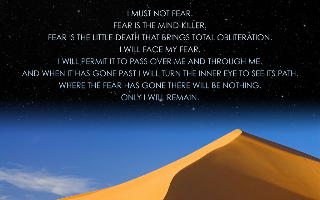 Bene Gesserit The Litany Of Fear Dune Dune Quotes Fear Quote Aesthetic