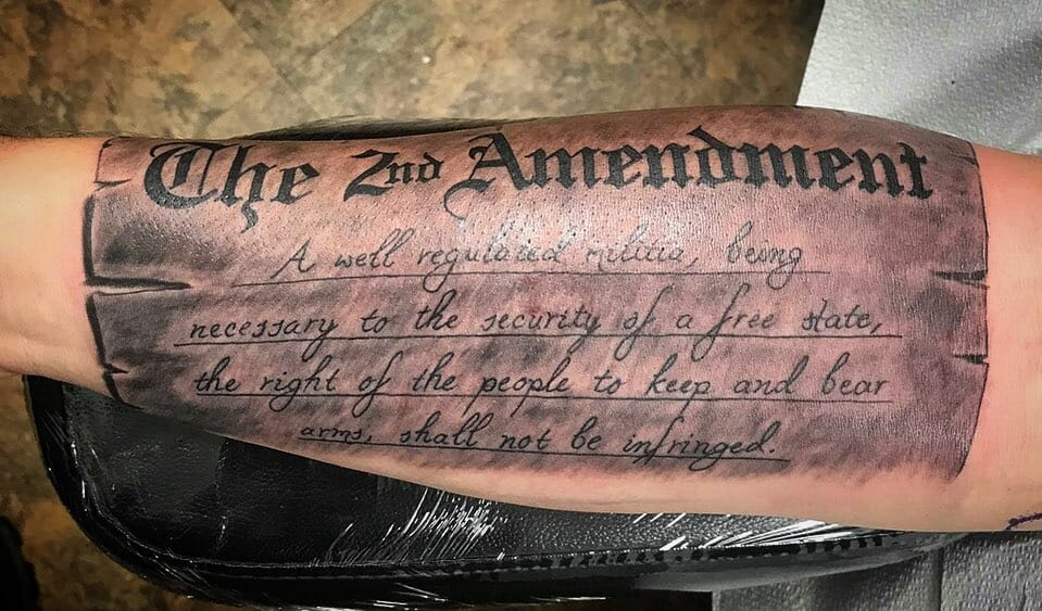 Best 2Nd Amendment Tattoo