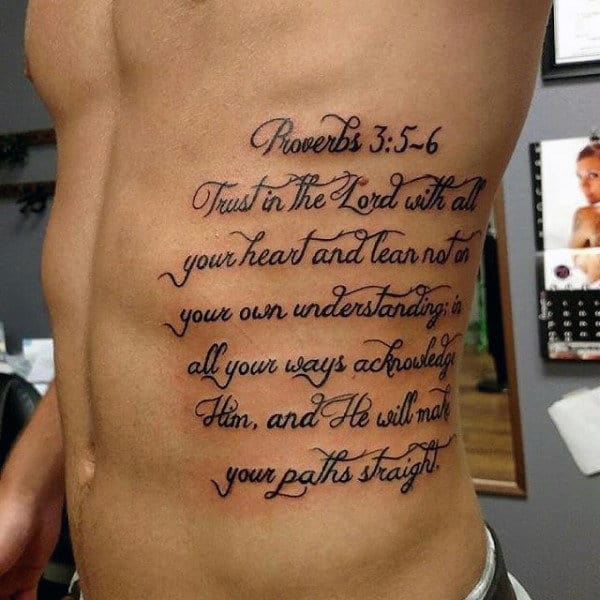 10 Best Bible Quote Tattoos for Men: Inspire Your Ink