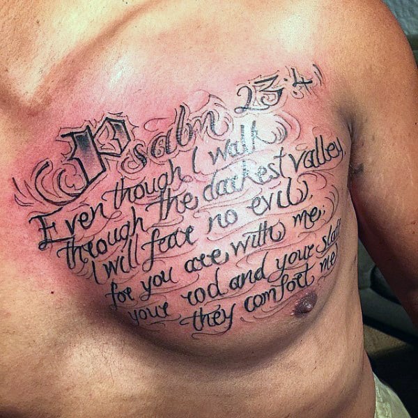 10 Inspiring Bible Quotes for Chest Tattoos