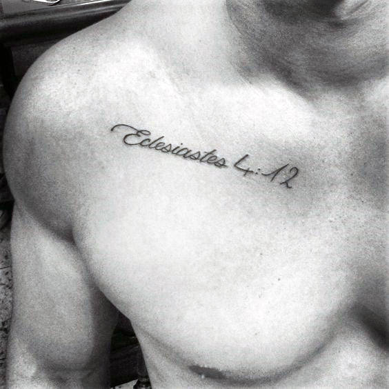 Bible Verse Tattoos For Guys On Chest Vigorous Blook Pictures