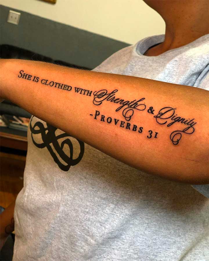 Bible Verse Tattoos For Guys On Forearm Rebecka Doran