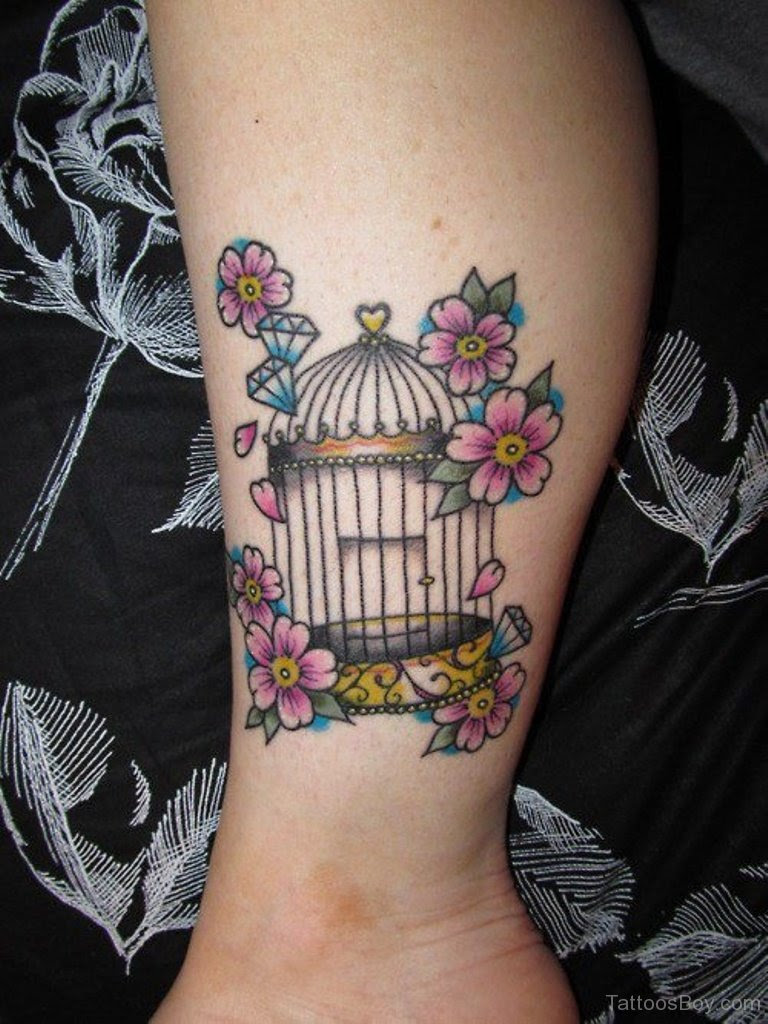 Bird Cage Tattoos Designs