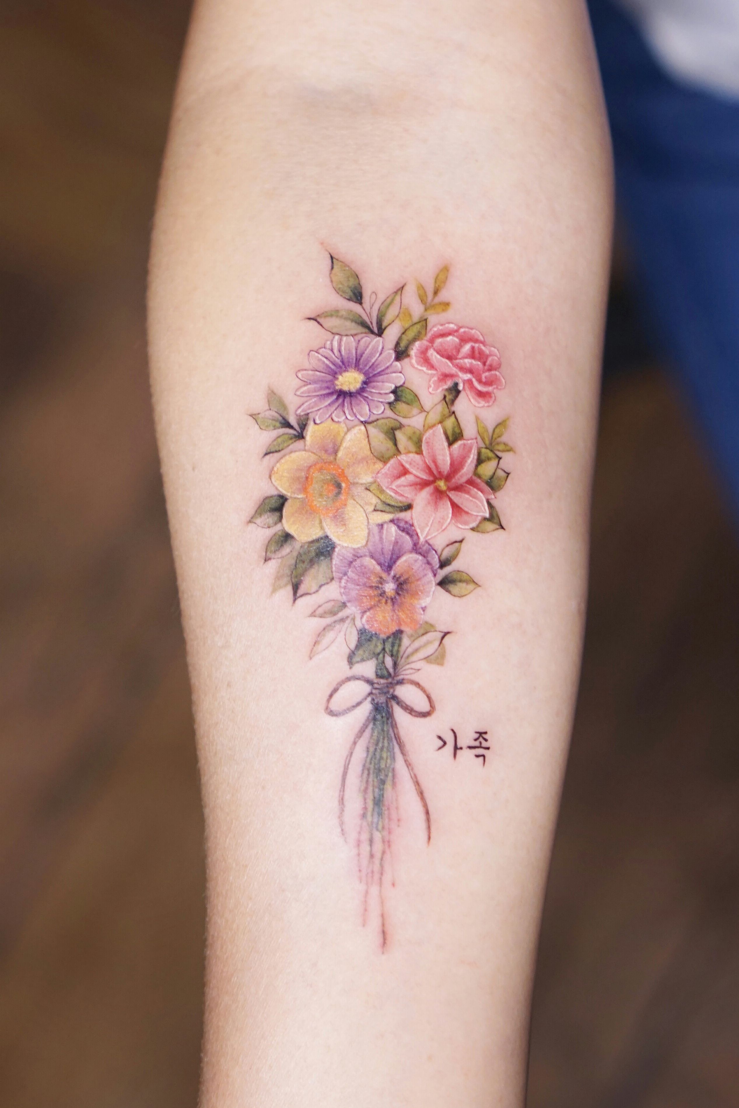 Birth Flower Tattoo Hand Drawn Birth Flower Tattoos 1 Jan