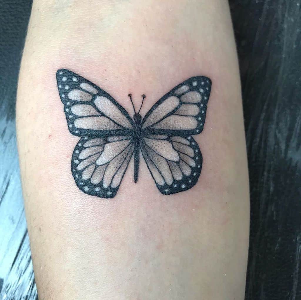 Black And Grey Butterfly Tattoo Designs Google Search Butterfly