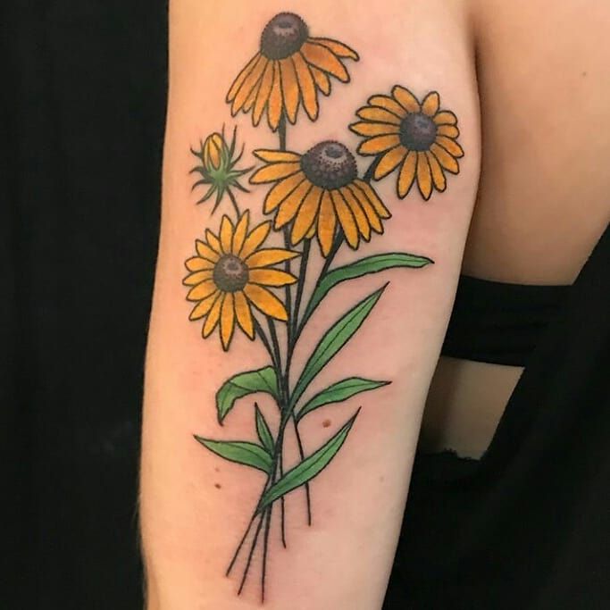 Black Eyed Susan Tattoo Tattoos Pinterest