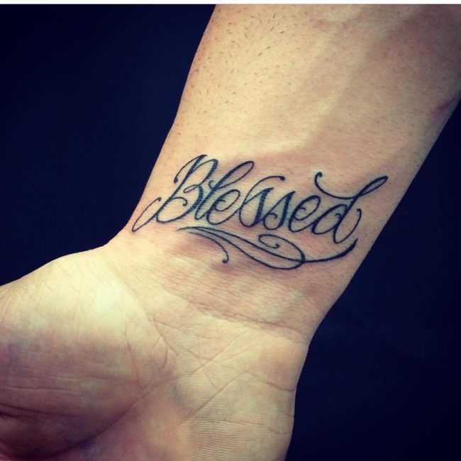 Blessed Wrist Tattoos: Meaningful Ink for Your Soul