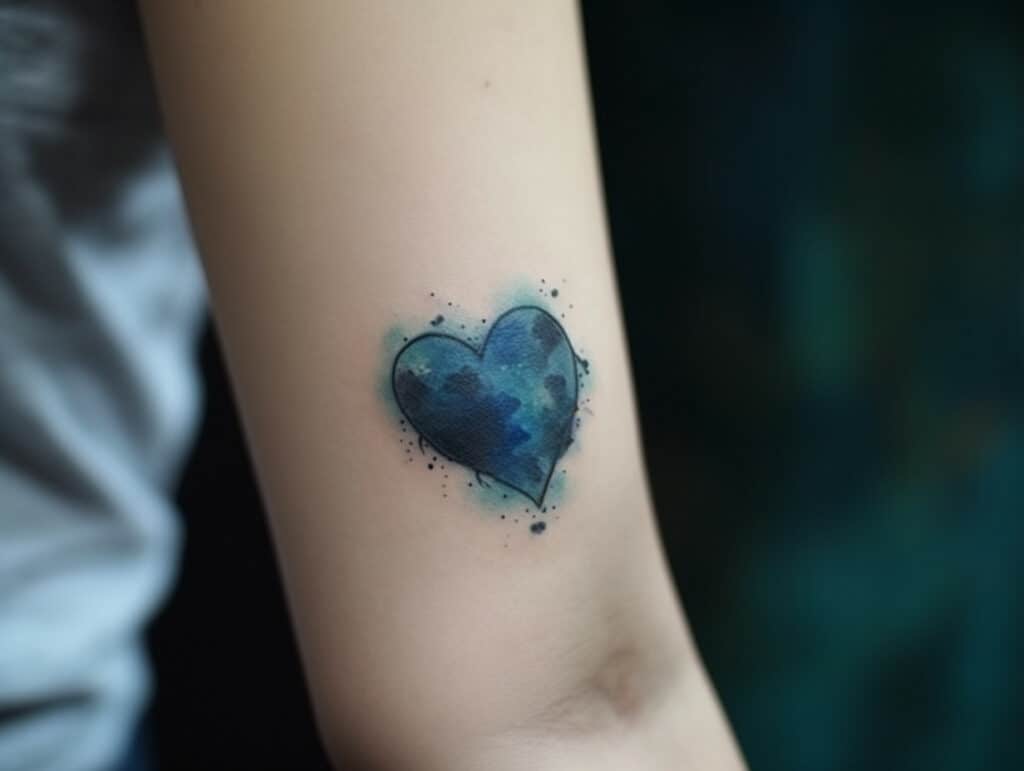 Blue Heart Tattoo Updated November 2024 86 Photos 12 Reviews