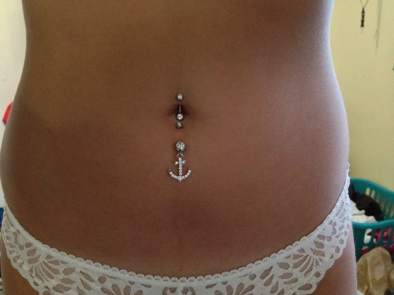 Bottom Belly Button Piercing