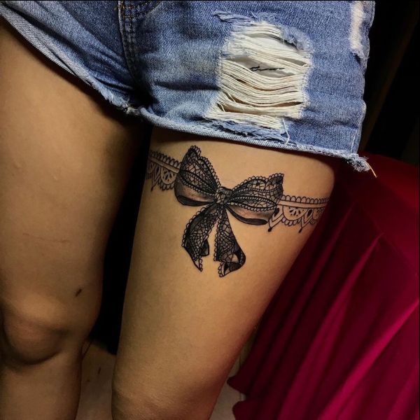 Bow On Back Of Leg Tattoo Wholesalesamsungrear67210