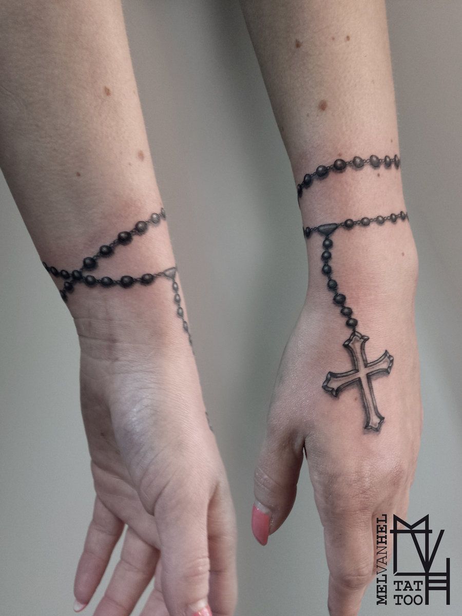 Bracelet Rosary Tattoo: Wrist Ink Inspiration