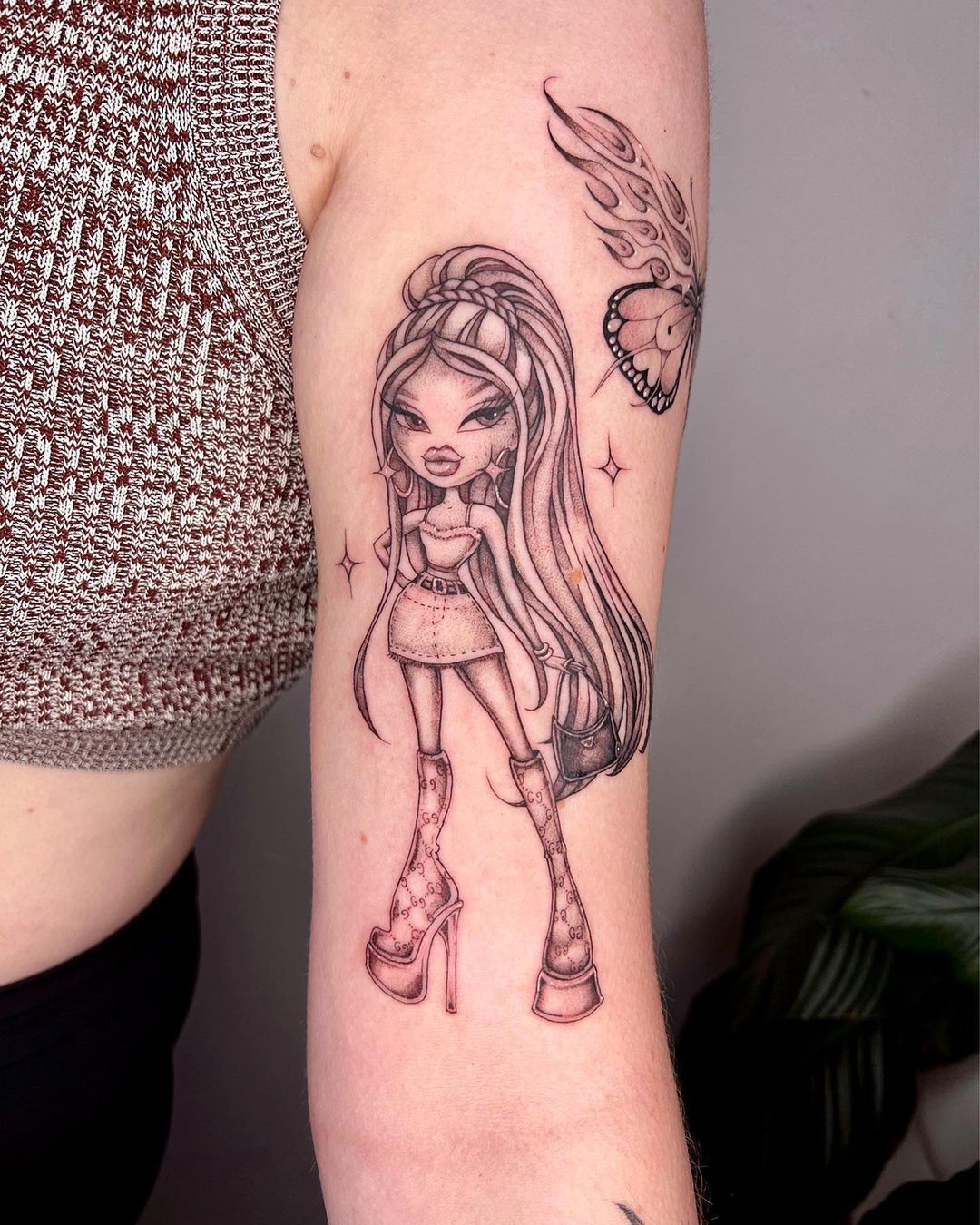 Bratz Tattoo Doll Tattoo Simplistic Tattoos Dope Tattoos For Women