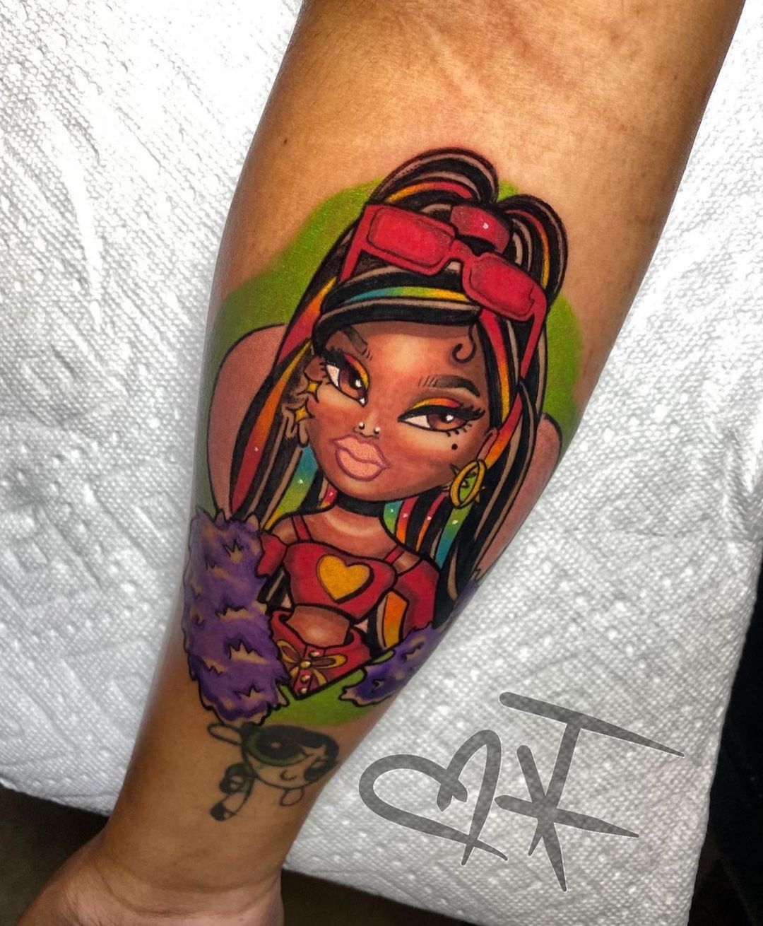 Bratz Tattoo Idea Cartoon Character Tattoos Cartoon Tattoos Doll Tattoo