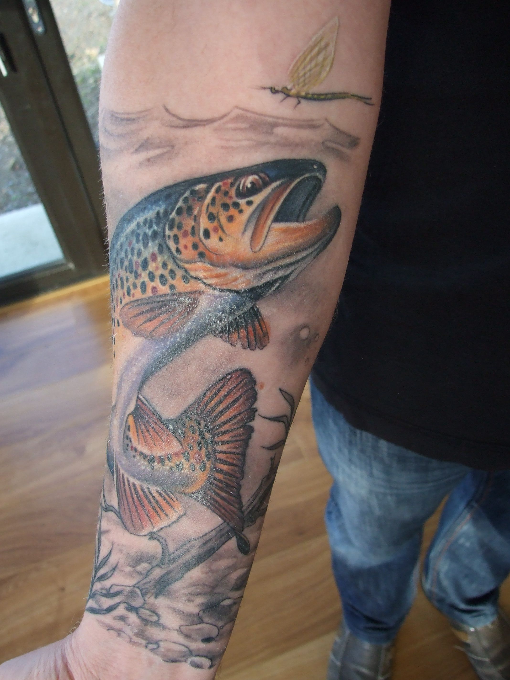 Brown Trout Tattoo Designs Lorettalynnvanlearrose