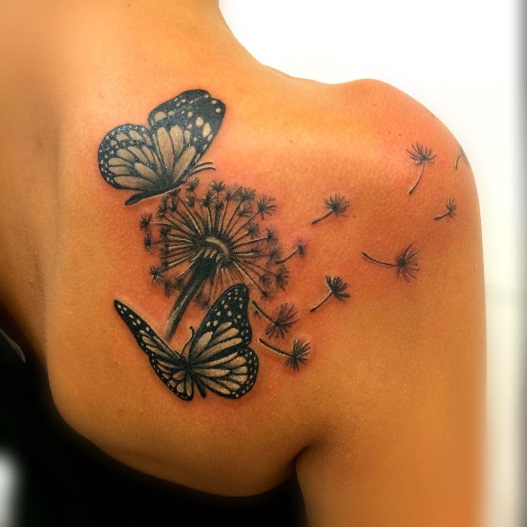 Butterfly Tattoo Ideas for Your Shoulder Blade