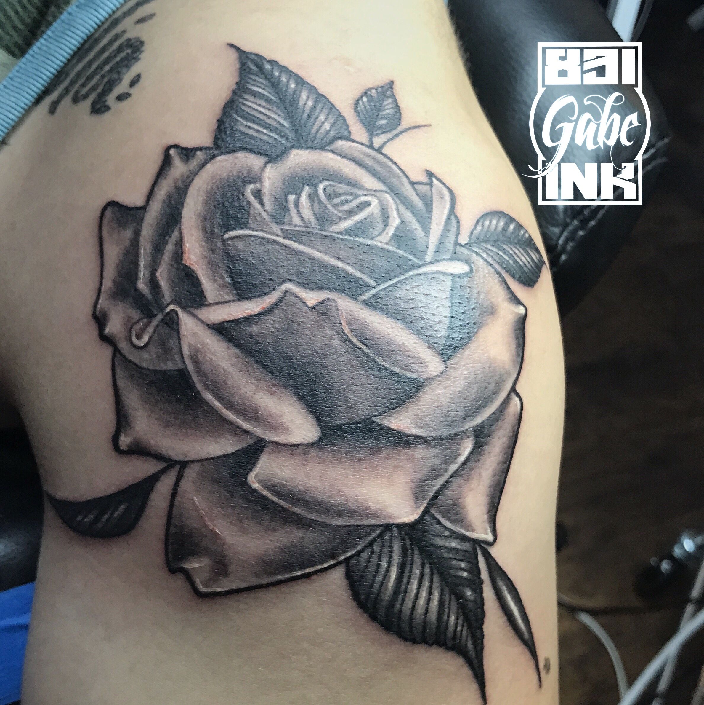 Buttery Rose Tattoo Done By Gabe Of 831 Ink Tattoo Studio In Monterey