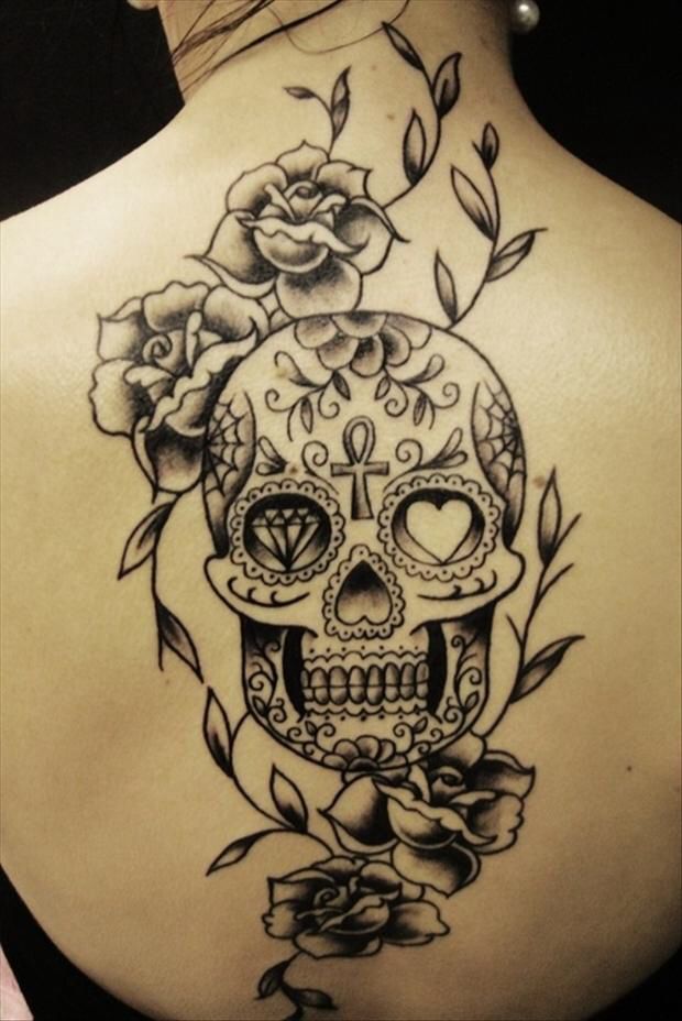 Calavera Mexicana Candy Skull Tattoo Sugar Skull Tattoos Skull