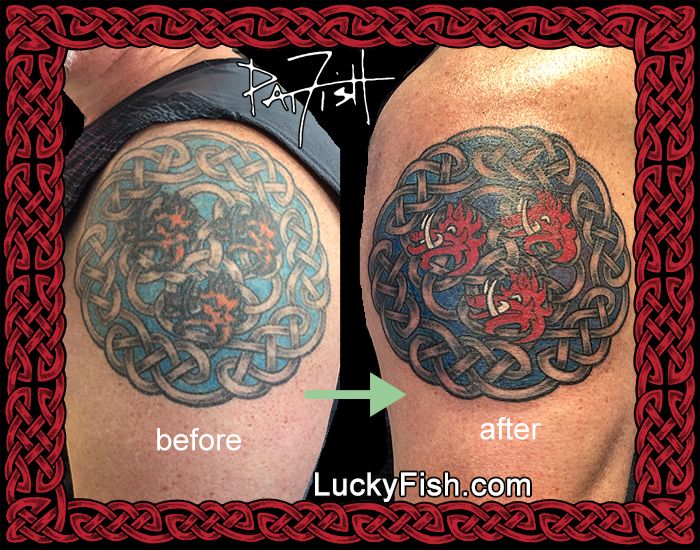 Celtic Tattoo Portfolio Luckyfish Inc And Tattoo Santa Barbara