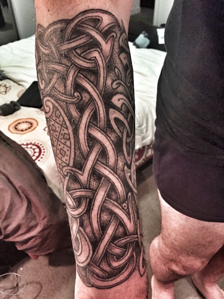 Celtic Warrior Sleeve Tattoos Half Sleeve Celtic Knot Tattoos For Men Tattoos For Guys