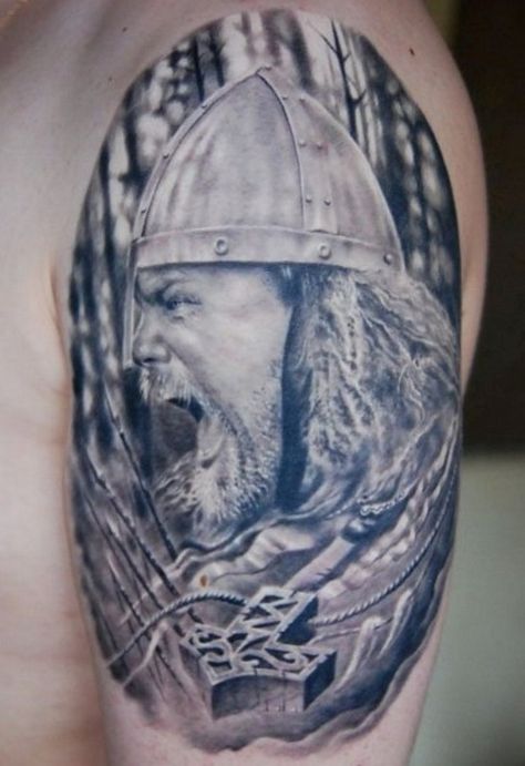 Celtic Warrior Tattoos Battle Cry Blow Your Mind Tattoos