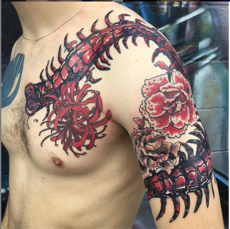 Discover Tokyo Ghoul Centipede Tattoo Meaning and Designs