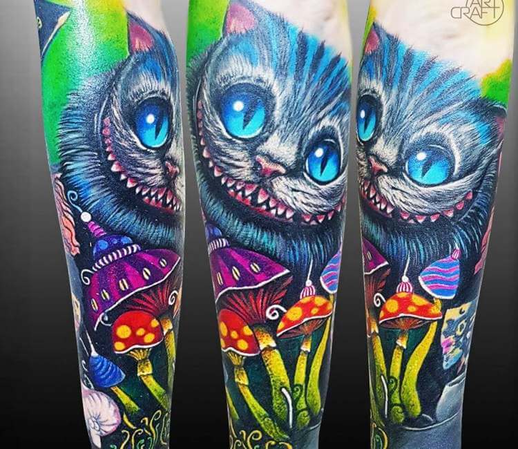 Cheshire Cat Tattoo By Anastasia Agapova Photo 23474