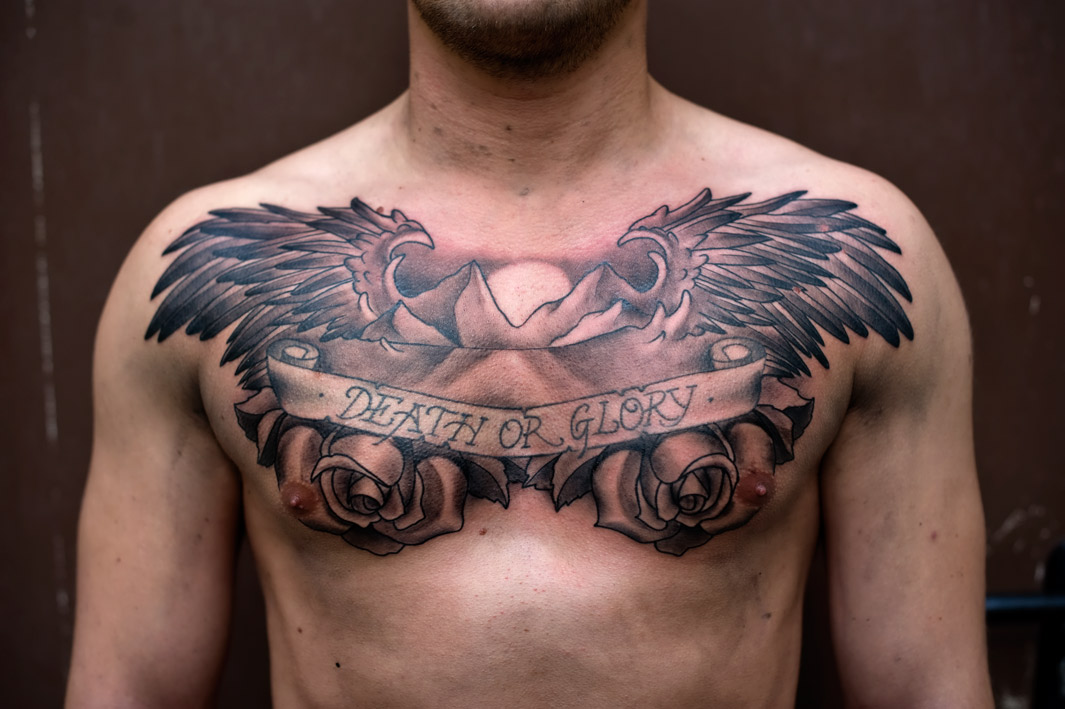 20 Stunning Chest Piece Tattoo Designs for Inspiration