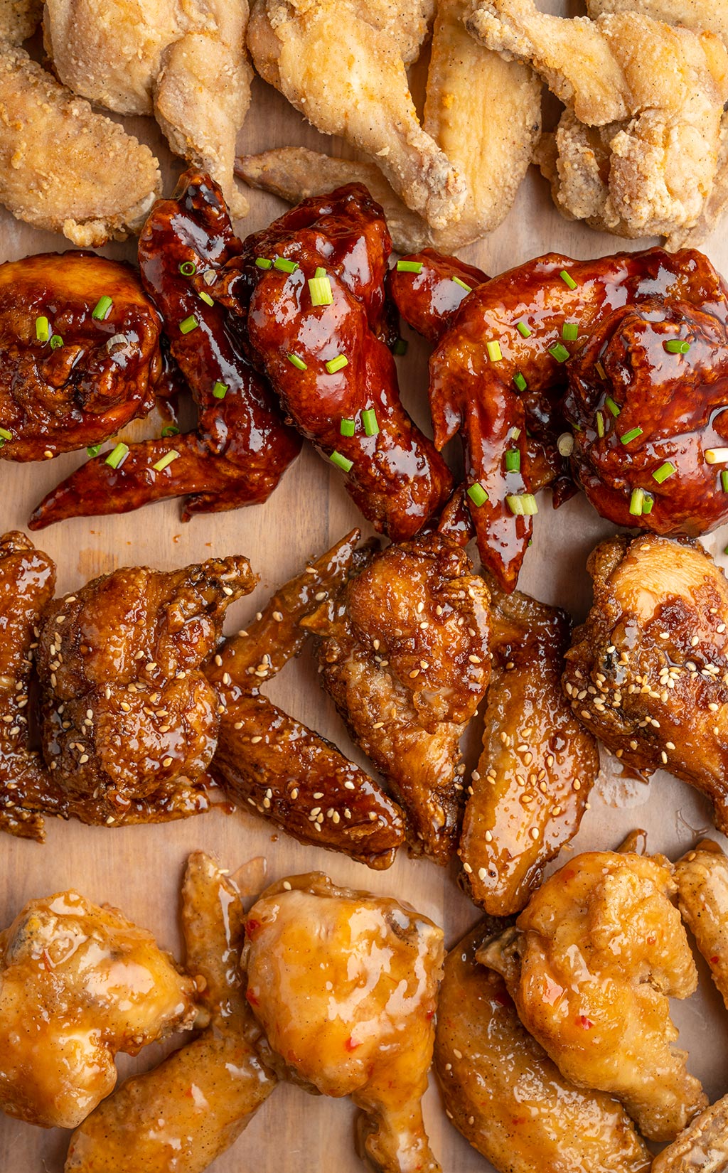 Chicken Wing Flavors Sauced Wings Seasoned Chicken Wing Sauces