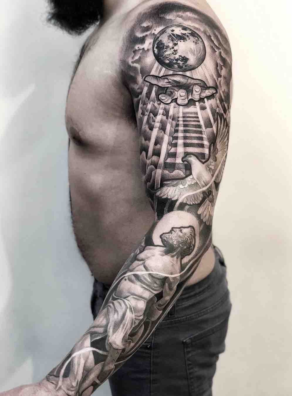 Christian Half Sleeve Tattoo Ideas For Men