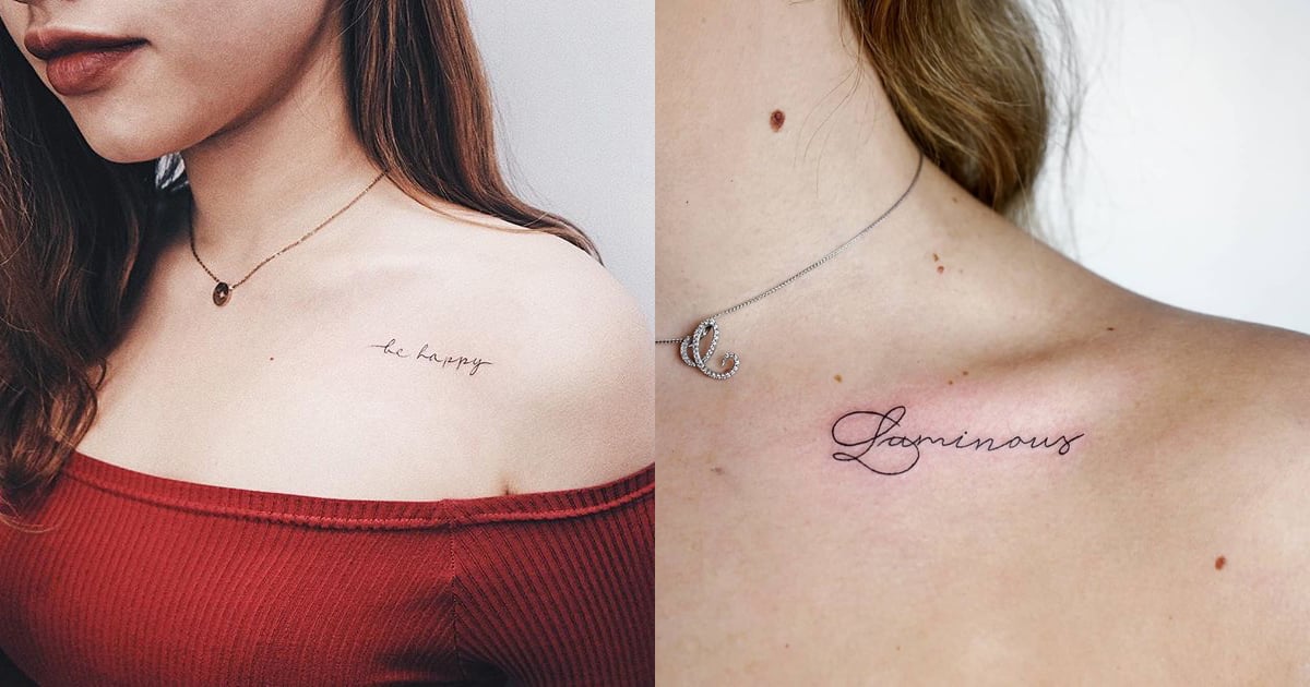 Collarbone Tattoos for Females: Stylish and Subtle Designs