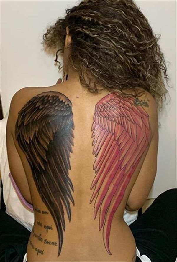 Collection Of Wing Tattoos To The Angels Of Broken Wings In 2020