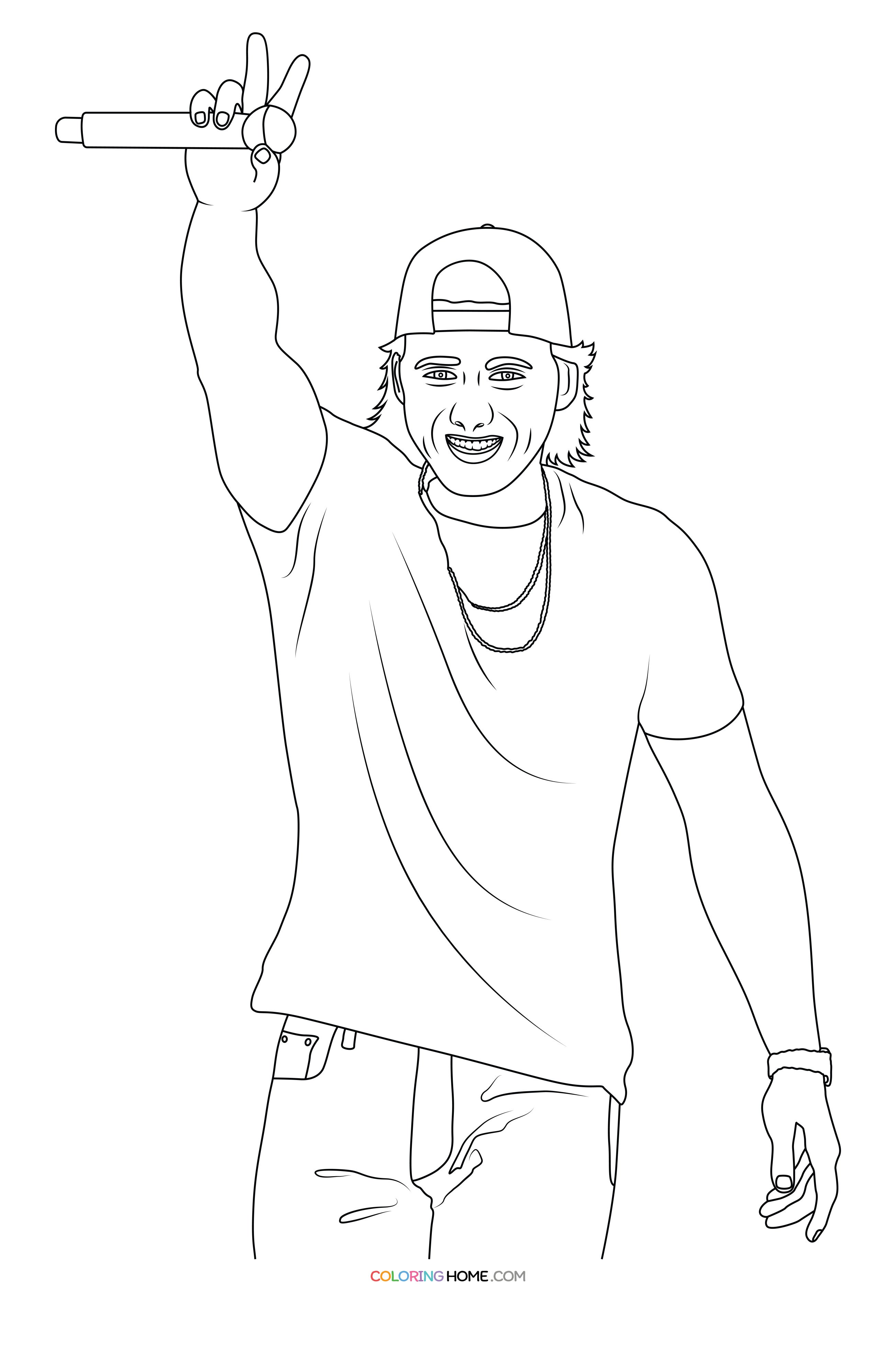 Coloring Pages Morgan Wallen