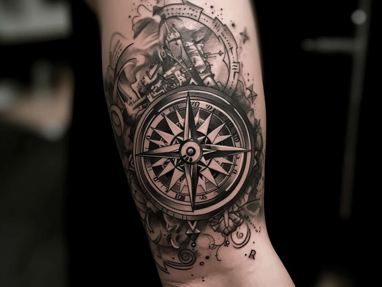 Compass Tattoo Meaning Symbolism And Interpretations