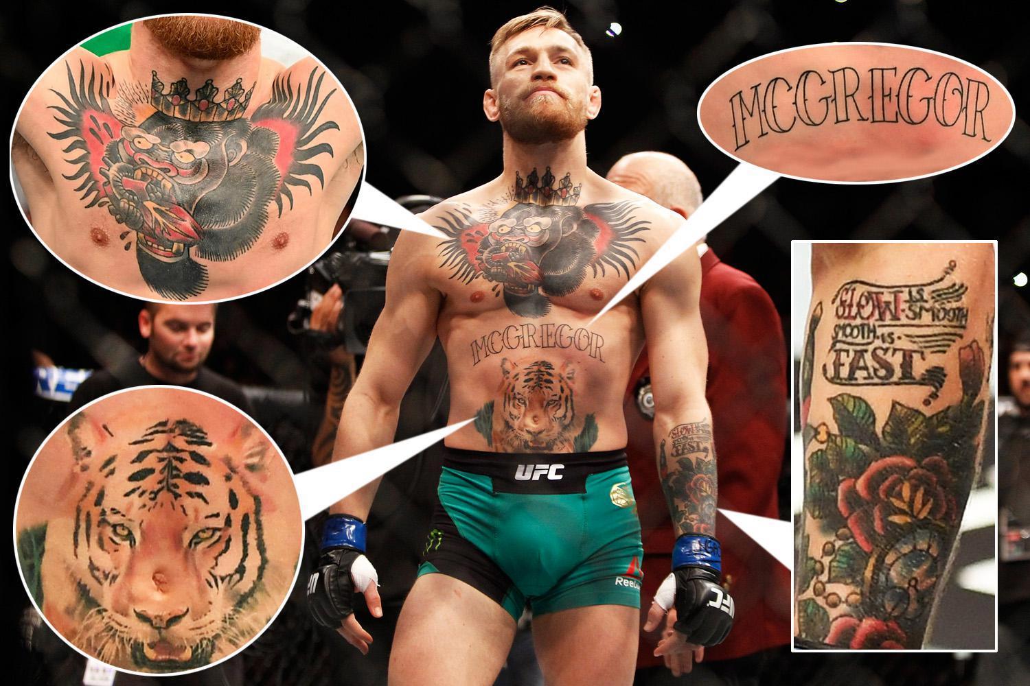 Conor Mcgregor Amp 39 S Tattoos How Many Does The Ufc Superstar Have And What Do They Mean The