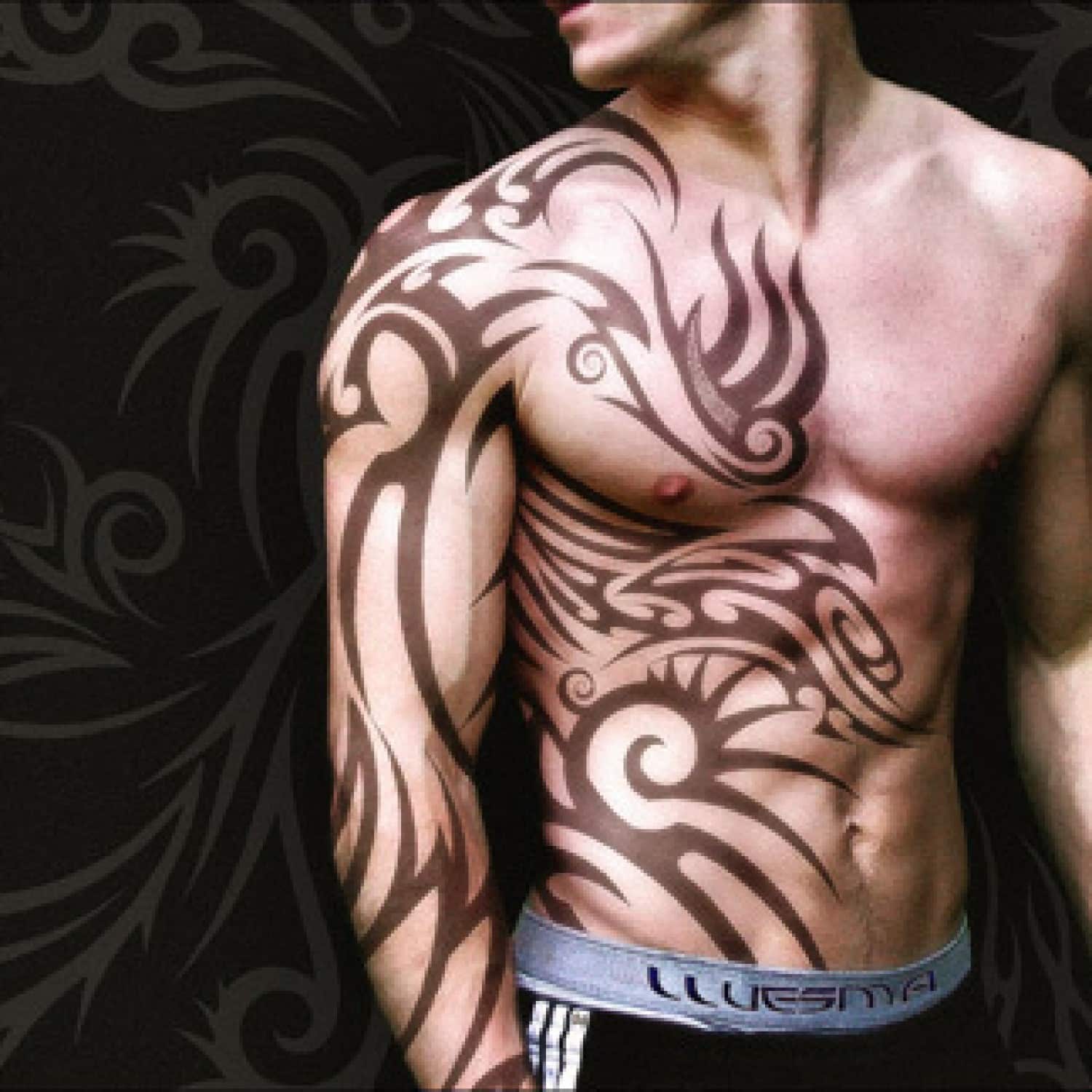 Cool Tribal Sleeve Tattoo For Men On Forearm Tattooimages Biz