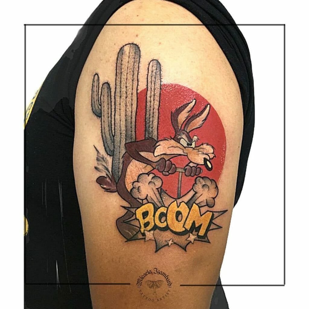 Coyote Tattoo Wile E Coyote Tattoo Traditional Coyote Tattoo Wild Coyote Tattoo Coyote