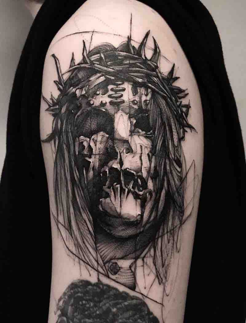 Creepy Tattoos Black Ink Tattoos Badass Tattoos Body Art Tattoos Tattoos For Guys Sleeve