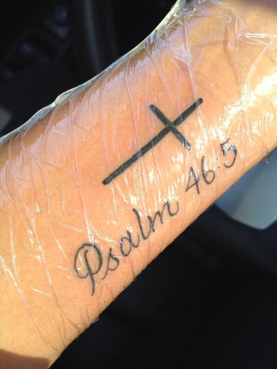 Cross and Bible Verse Tattoo: Meaningful Ink Inspiration