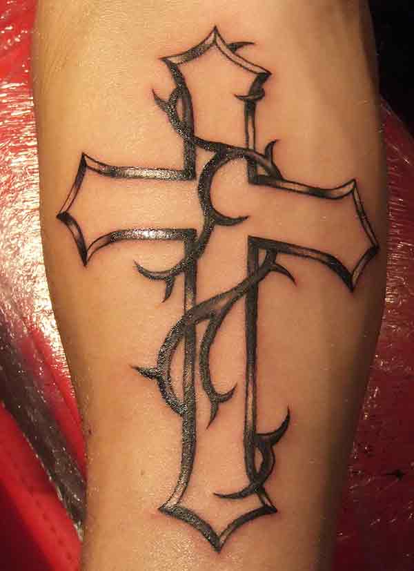 5 Stunning Cross Forearm Tattoos for Men's Ink Inspiration