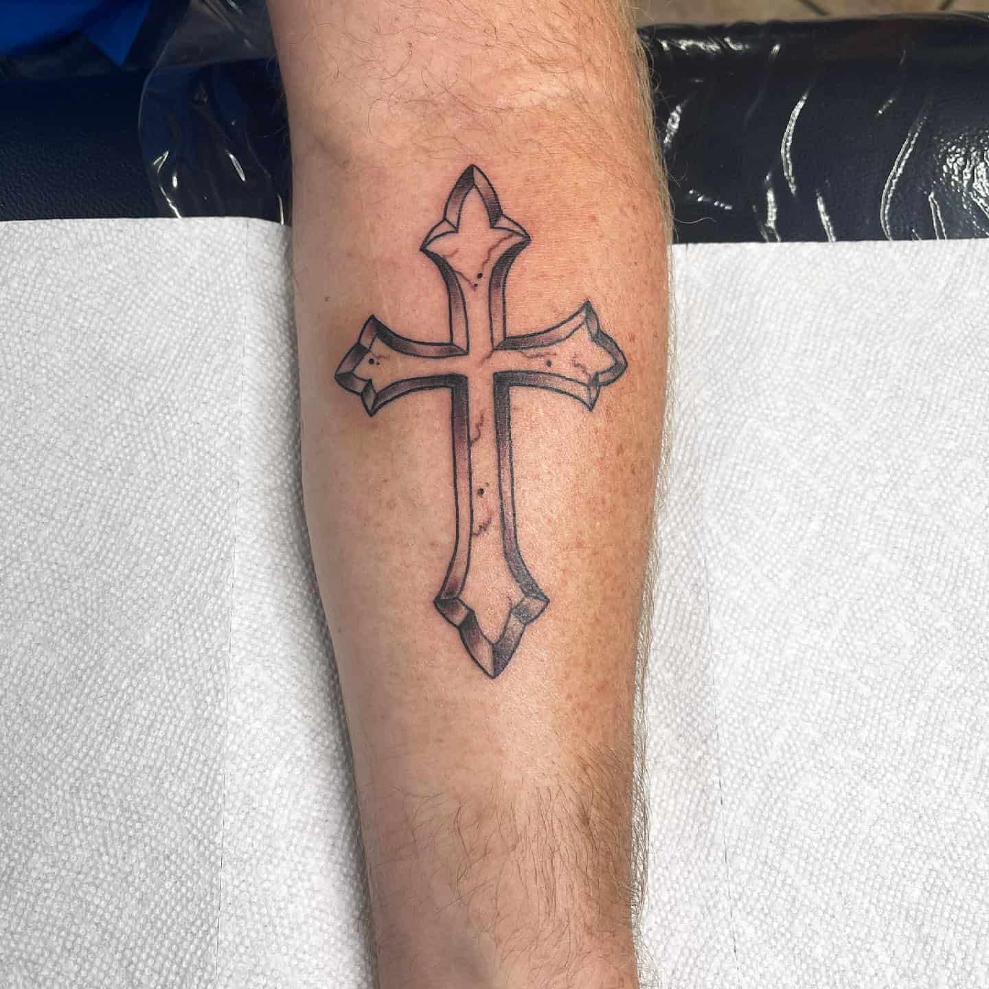 Cross Forearm Tattoos Orientfrau