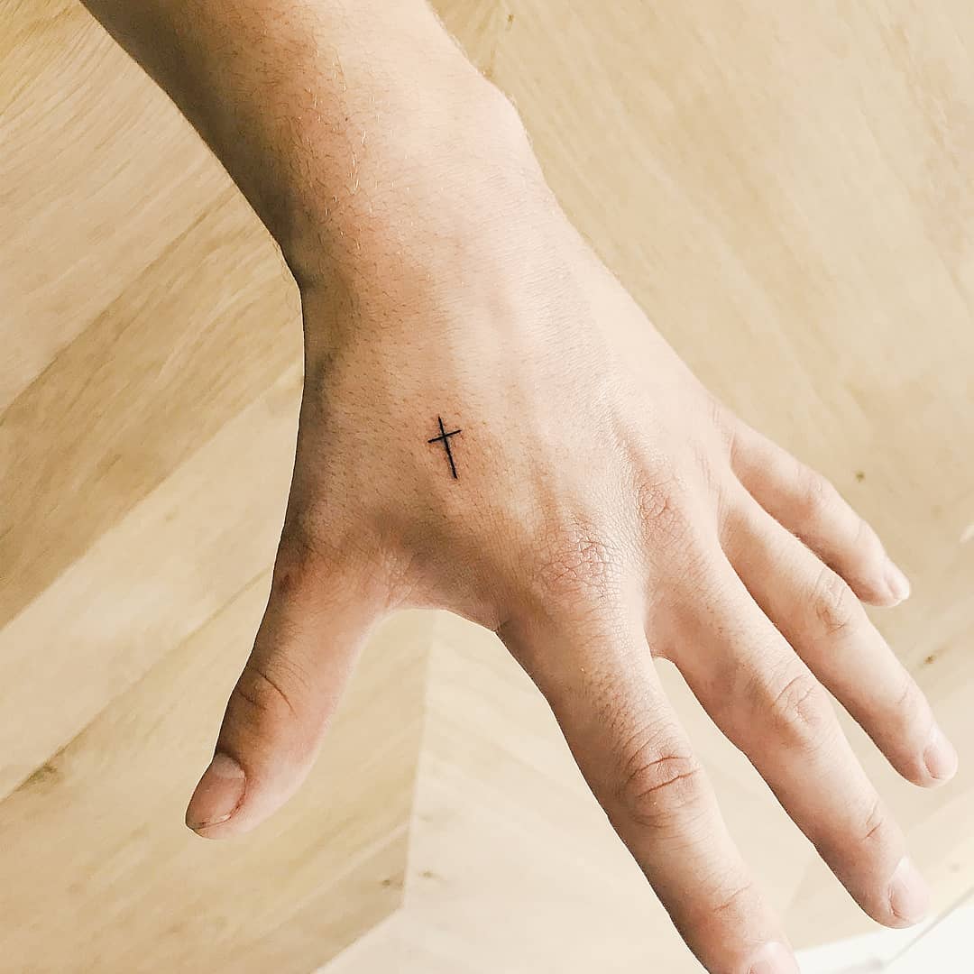 Cross Tattoo On Hand Small Cross Tattoos Celtic Cross Tattoos Cross Tattoos For Women Small