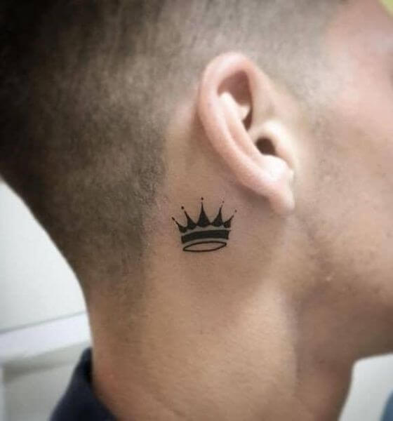 5 Dazzling Crown Behind Ear Tattoo Ideas for 2023