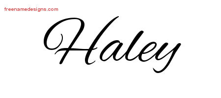 Cursive Name By Haley Gogue Tattoonow