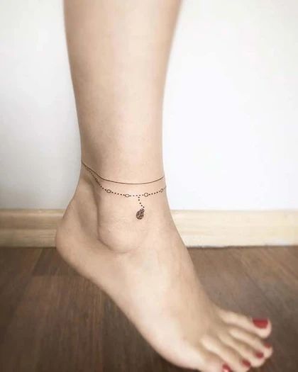 Cute Anklet Ankletwithname Ankle Bracelet Tattoo Tattoo Bracelet